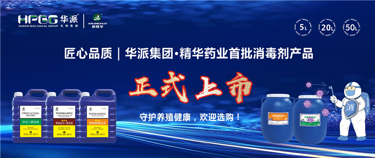 匠心品质｜华派集团&middot;J9国际站备用药业首批消毒剂产品正式上市，守护养殖健康，欢迎选购！